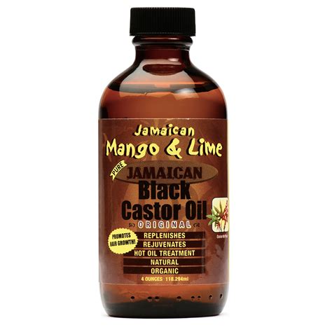 Jamaican Mango And Lime Black Castor Oil Original 4 Oz