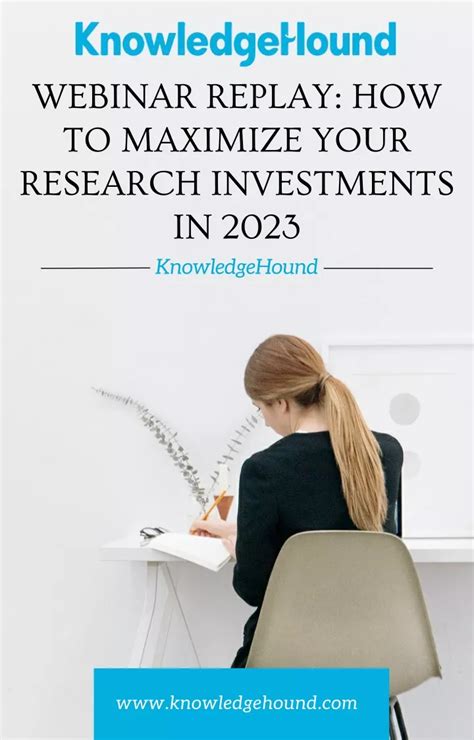 Ppt Webinar Replay How To Maximize Your Research Investments In