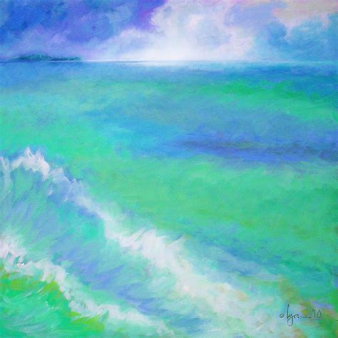 Kailua Mood Painting By Angela Treat Lyon Fine Art America