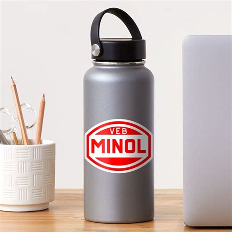 "VEB Minol logo (original in 1c)" Sticker for Sale by GetThatCar ...