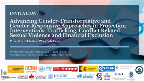 Advancing Gender Transformative And Gender Responsive Approaches In Protection Interventions