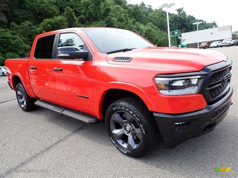 Spitfire Orange 2021 Ram 1500 Built To Serve Edition Crew Cab 4x4