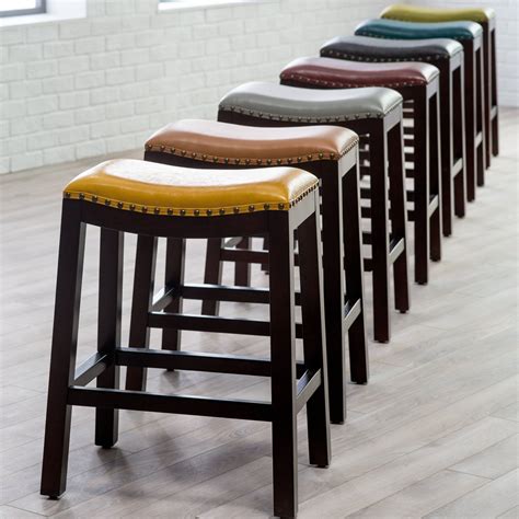 Small Leather Bar Stools at Angel Maloney blog