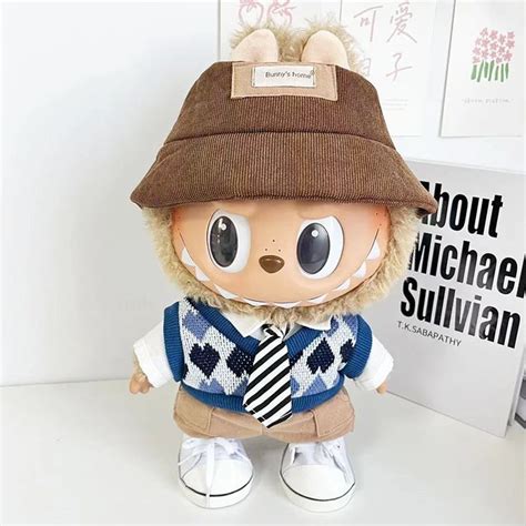 Cm Labubu Only Clothes Labubu Time To Chill Plush Doll Clothes Fabric