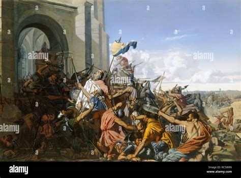 Death Of Robert Le Fort In The Battle Of Brissarthe 866 Museum Musée