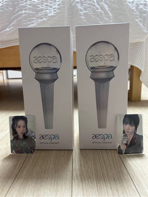 Aespa Official Fanlight Lightstick Hobbies Toys Memorabilia