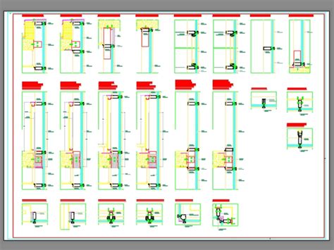 Aberturas En Autocad Descargar Cad Kb Bibliocad