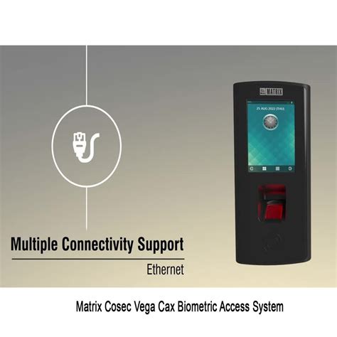 Matrix Cosec Vega Cax Biometric Access System For Office Attendance