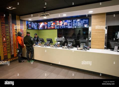 Interior Mcdonalds Restaurant Usa Hi Res Stock Photography And Images