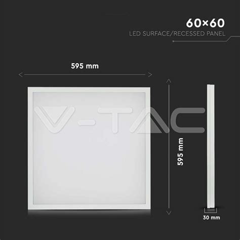 LED Panels 36W LED Panel 600x600 Mm 2 In 1 6400K 6pcs SET