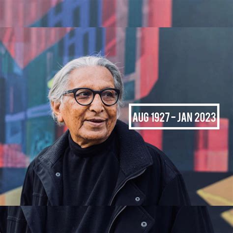 A Legend In The Architectural Community B V Doshi Passes Away