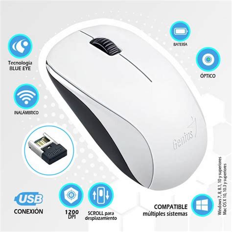 Ripley Mouse Genius Nx Inal Mbrico Blanco