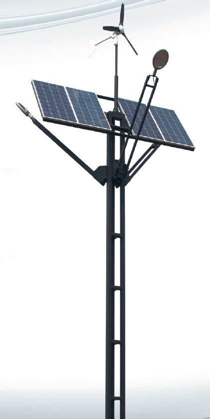 Lampa Hybrydowa Solarno Wiatrowa 3x Eco 3x28 4x160 300 101414 Elektriko