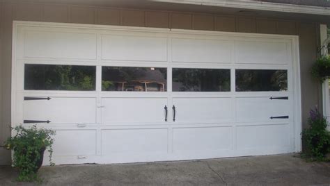 Flush Panel Garage Doors With Windows Randolph Indoor And Outdoor Design