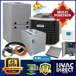 New Ton Electric 2 5 Ton AirQuest Heil By Carrier 15 SEER 96 80k BTU