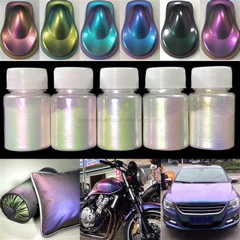 Crystal Metal Luster Effect Mica Pearl Powder Pigment For Automotive