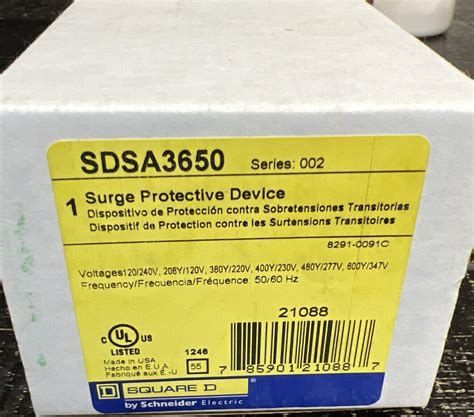 Square D Surge Arrester Sdsa Values Mavin