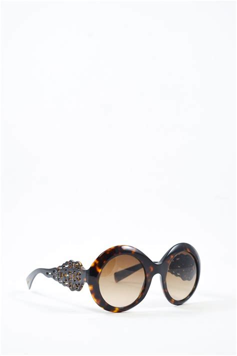 Dolce And Gabbana Tortoiseshell Sunglasses With Side Detail Mineandyours Tortoise Shell