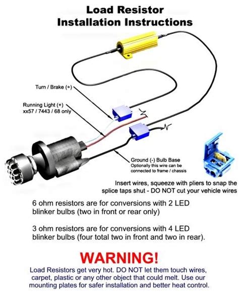 Headlight Led Load Resistor Wiring Diagram