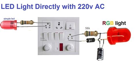 Led Light Circuits V Ac Shelly Lighting