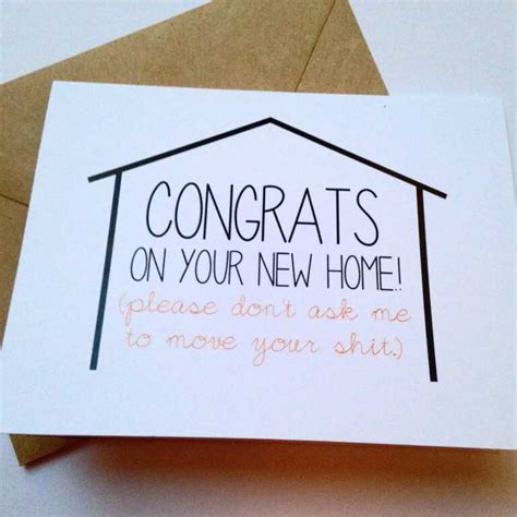 Moving Home Cards Template