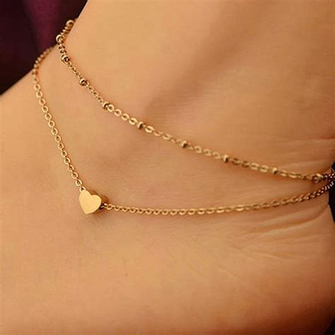 Women S Gold Anklets Uk At John Wakefield Blog