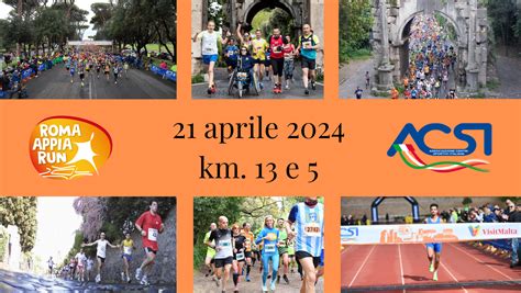 Roma Appia Run Arriva La Xxv Edizione Sito Ufficiale Parco