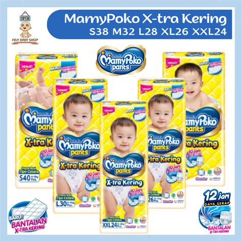 Jual Mamypoko Xtra Kering S M L Xl Xxl Shopee Indonesia