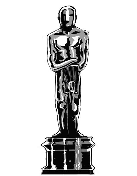 Oscar Statue Drawing At Explore Collection Of