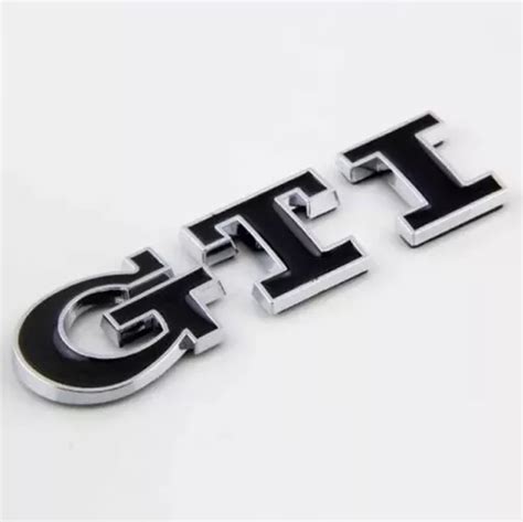 Emblema Gti Volkswagen Golf Negro Mk Mk Mk Mk Mk Tsi Cuotas Sin