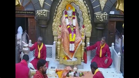 Shirdi Saibaba LIVE Darshan From Samadhi Mandir Shirdi Sunday 19th