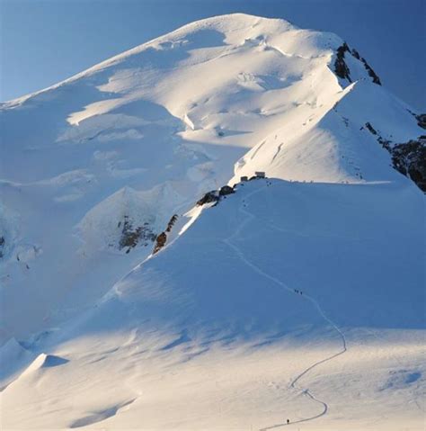 Photographs Of The Normal Route Of Ascent On Mont Blanc