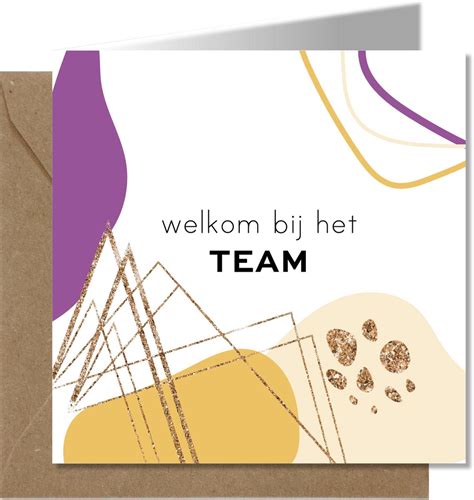 Tallies Cards Greeting Ansichtkaarten Welkom Bij Het Team