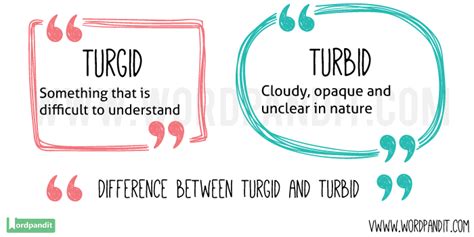 Turgid Vs Turbid Confused Between Turgid Or Turbid Wordpandit