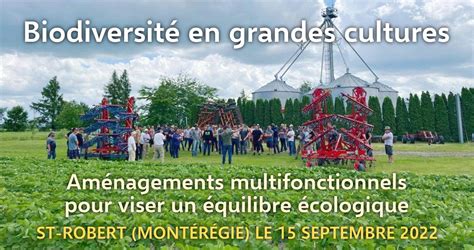 Biodiversit En Grandes Cultures Am Nagements Multifonctionnels Pour