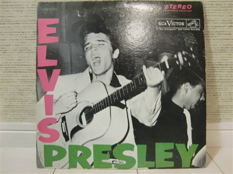 【やや傷や汚れあり】『lp』usオリジナル盤） Elvis Presley 1st ※説明無用の歴史的名盤そしてロックの名盤！状態よしの落札