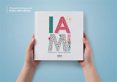 Square Book Mock Up Set On Behance