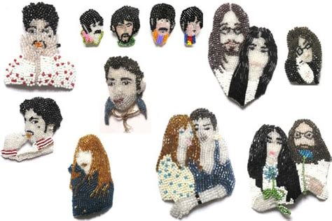 Marianne Batlle S Beaded Celebrity Brooches The FADER Embroidery