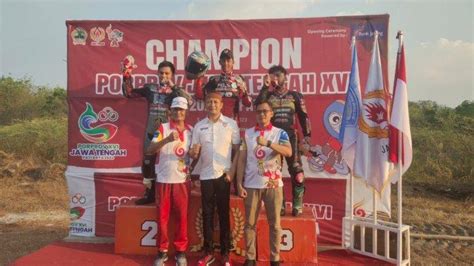 Porprov Xvi Jateng Balap Motor Kota Semarang Kantongi Tiga Emas