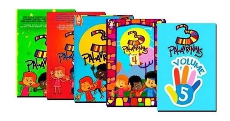 3 Palavrinhas Dvd Infantil Coleção Volumes 1 2 3 4 E 5 MercadoLivre