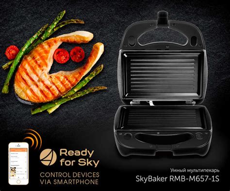мультипекарь REDMOND SkyBaker RMB-M657/1S и гриль REDMOND SkyGrill RGM ...