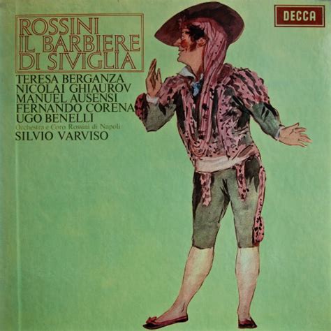 Il Barbiere Di Siviglia By Gioacchino Rossini Teresa Berganza