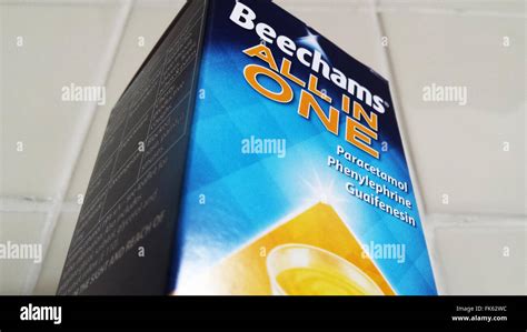 Beechams All-In-One Liquid Stock Photo - Alamy