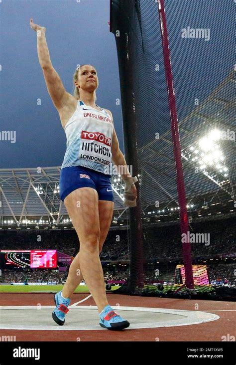 Britain S Sophie Hitchon Reacts After An Attempt In The Women S Hammer