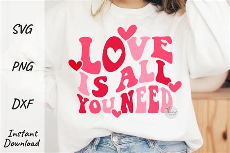 Love Is All You Need Valentine Svg Graphic By Dsigns · Creative Fabrica