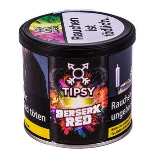 Tipsy Tobacco 160g BERSERK RED Shisha Shop Berlin Jaamboo Shisha