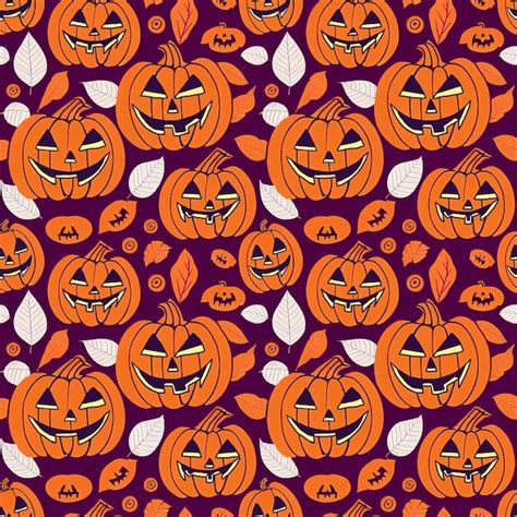 Espeluznante y lindo patrón de papel tapiz de halloween para envolver