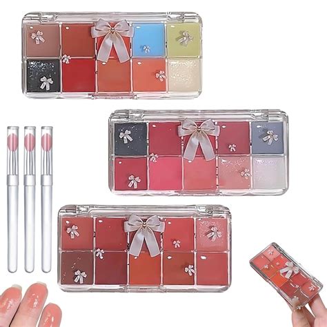 Jelly Lip Gloss Palette Colors Jelly Lip Cream Palette Transparent Nude Lipstick Palette