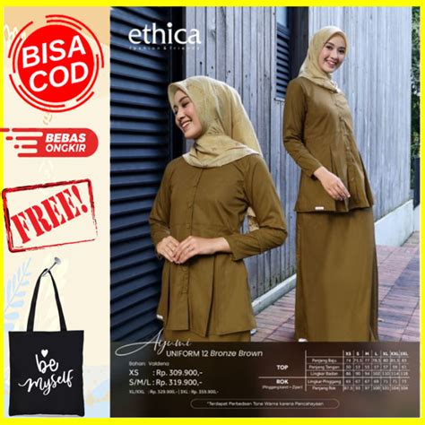 Seragam Pns Uniform Ethica Ayumi Uniform Lazada Indonesia