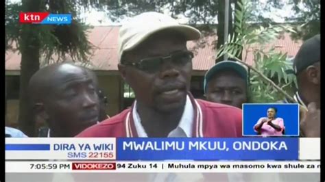 Wazazi Wavamia Shule Ya Msingi Ya Lalagin Na Kumtimua Mwalimu Mkuu